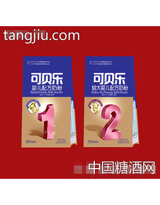 可贝乐1岁和2岁奶粉