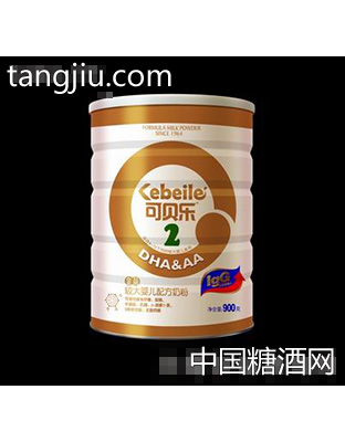 可贝乐金品2岁配方奶粉
