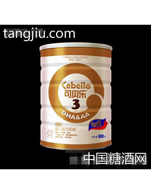 可贝乐金品3岁配方奶粉