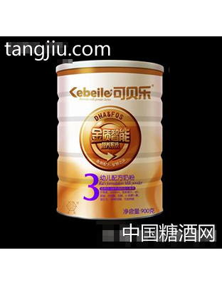 可贝乐金质智能3岁配方奶粉