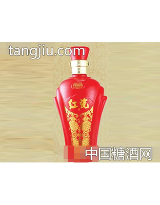 八段喷涂喷涂瓶红瓷AF