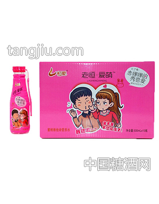 恒爱蜜桃维他营养水500mlx15瓶