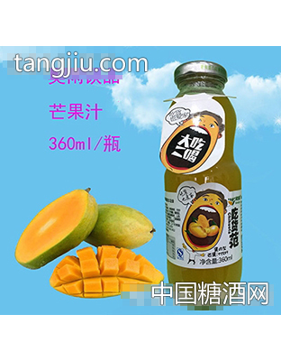 昊雨360ml吃货范芒果汁
