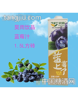 昊雨1.5L蓝莓汁方砖