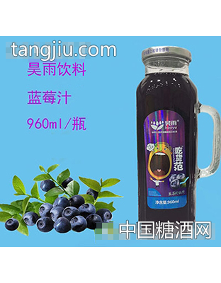 昊雨960ml吃货范蓝莓汁