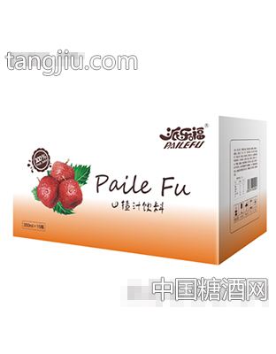 派乐福山楂汁350mlx15瓶玻璃瓶