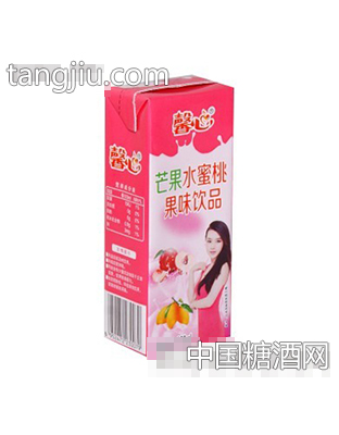 馨心芒果水蜜桃果味饮料利乐包250ml