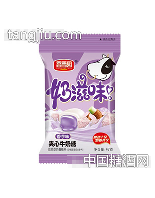 香雪园夹心牛奶糖香芋味47g