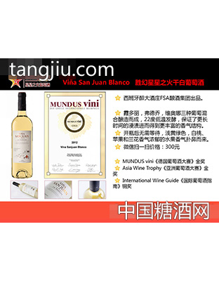 胜幻星星之火干白葡萄酒