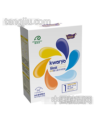 冠尔优1段配方羊奶粉400克装