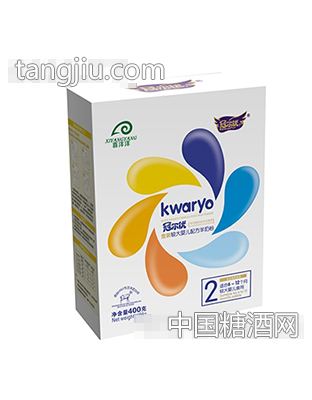 冠尔优2段较大配方羊奶粉400克装