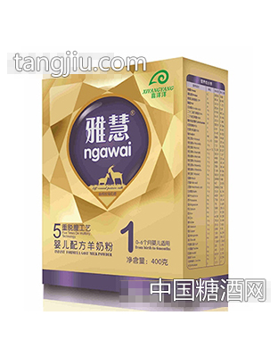 雅慧重脱膻工艺羊奶粉1段400克