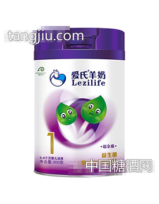 爱氏超金质益生菌配方羊奶粉300克