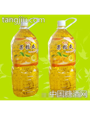 时运香橙果粒爽2L
