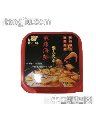 甘小鲜麻辣海鲜懒人火锅400g