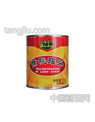 822g黄桃罐头