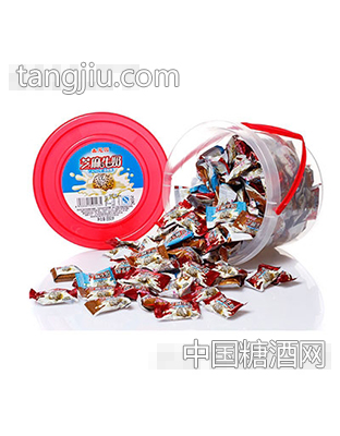 鑫冠园芝麻牛奶夹心糖桶装