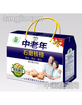 绿为中老年石磨核桃饮品250mlx12盒