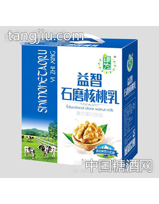 绿为石磨核桃乳250mlx12盒
