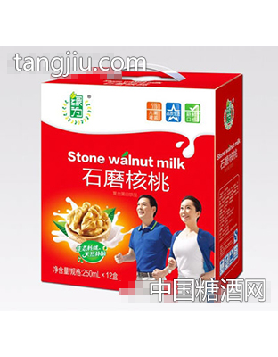 绿为石磨核桃250mlx12盒
