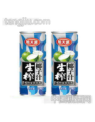 旭天源生榨椰子汁250ml罐