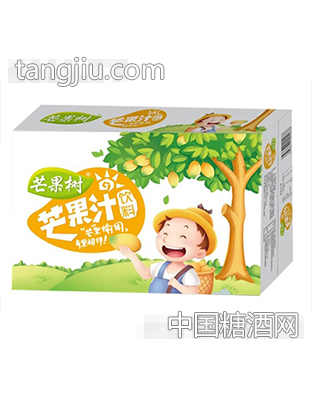 芒果树芒果汁饮料箱装