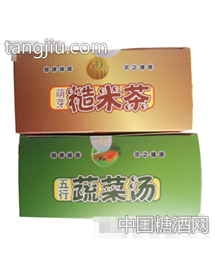 冲饮型蔬菜汤糙米茶组合装