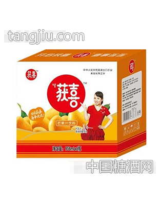 获喜芒果汁958mlx6瓶