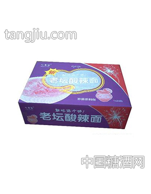 心自由老坛酸菜面