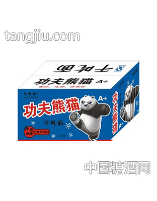 心自由功夫熊猫干吃面（蓝）