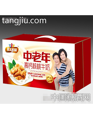 E人E罐中老年高钙核桃牛奶250ml（手提装）