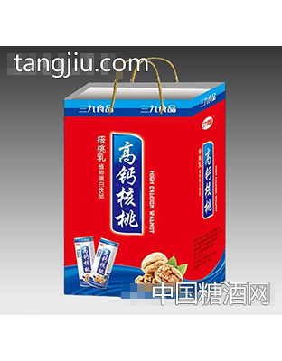 240ml三九穆朗精品装高钙核桃乳手提袋