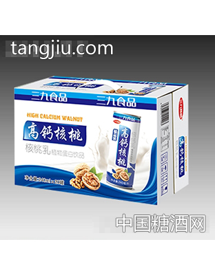 240mlx20罐三九穆朗精品装高钙核桃乳箱装