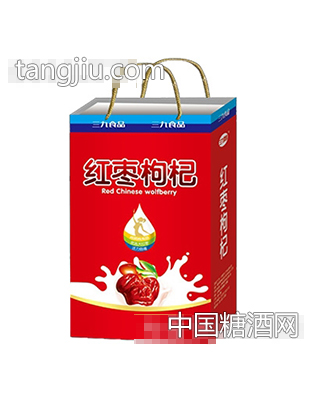 三九穆朗红枣枸杞乳味饮品手提袋