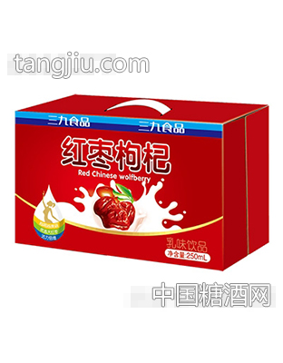 三九穆朗红枣枸杞乳味饮品箱装