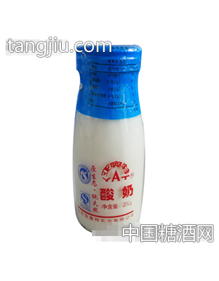 200g亚奥特酸牛奶（玻璃瓶）