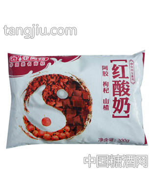200g亚奥特红酸奶