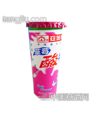 200g亚奥特草莓味酸牛奶