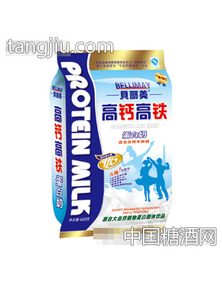 贝丽美高钙高铁蛋白奶400克
