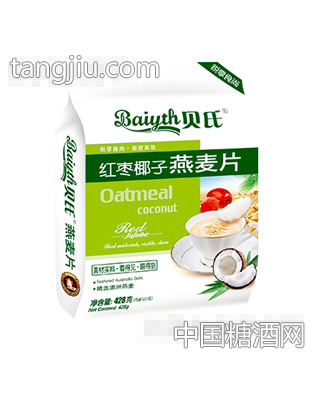贝氏红枣椰子燕麦片428g