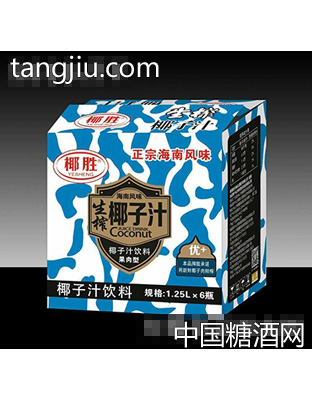 椰胜泰式生榨椰子汁1.25Lx6瓶