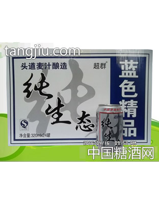 超群纯生啤酒320ml×24罐