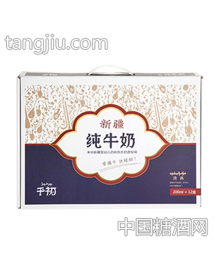 千初新疆纯牛奶200mlX12盒
