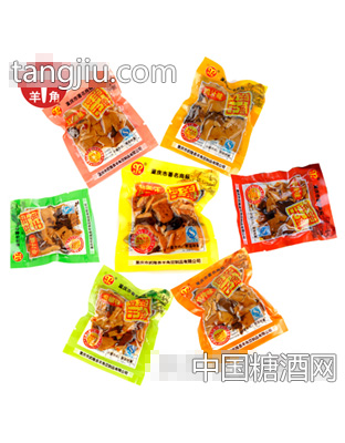 散装羊角豆干