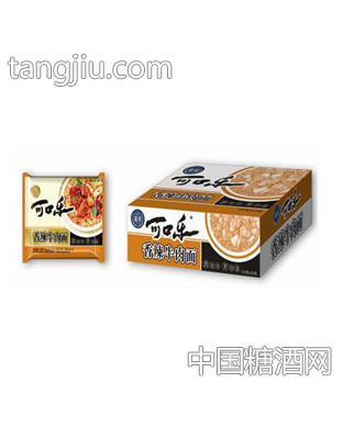 超级可口乐香辣牛肉面