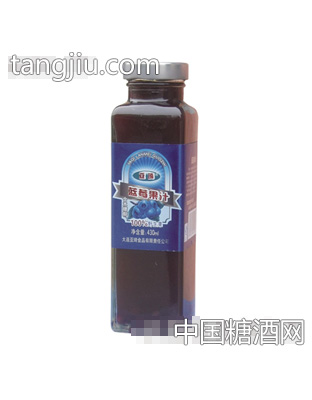 亚琦野生蓝莓果汁430ml