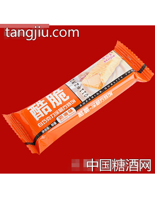 酷脆白巧克力涂层方烧饼奶油味
