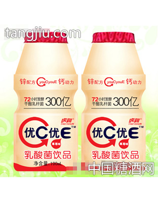 虎润优E优C乳酸菌饮品草莓味100ml