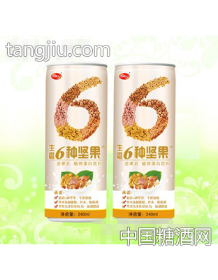 生磨6种坚果坚果乳240ml