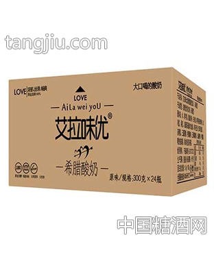 艾拉味优希腊酸奶300mlx24瓶